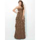 Gorgeous Sweetheart Layers Sleeveless Long Chiffon Bridesmaid Dresses