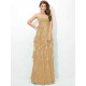 Gorgeous Sweetheart Layers Sleeveless Long Chiffon Bridesmaid Dresses