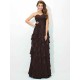 Gorgeous Sweetheart Layers Sleeveless Long Chiffon Bridesmaid Dresses