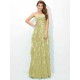 Gorgeous Sweetheart Layers Sleeveless Long Chiffon Bridesmaid Dresses
