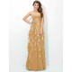 Gorgeous Sweetheart Layers Sleeveless Long Chiffon Bridesmaid Dresses