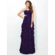 Gorgeous Sweetheart Layers Sleeveless Long Chiffon Bridesmaid Dresses