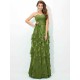 Gorgeous Sweetheart Layers Sleeveless Long Chiffon Bridesmaid Dresses