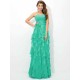 Gorgeous Sweetheart Layers Sleeveless Long Chiffon Bridesmaid Dresses
