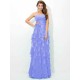 Gorgeous Sweetheart Layers Sleeveless Long Chiffon Bridesmaid Dresses
