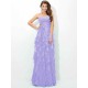 Gorgeous Sweetheart Layers Sleeveless Long Chiffon Bridesmaid Dresses