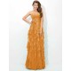 Gorgeous Sweetheart Layers Sleeveless Long Chiffon Bridesmaid Dresses