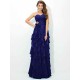 Gorgeous Sweetheart Layers Sleeveless Long Chiffon Bridesmaid Dresses