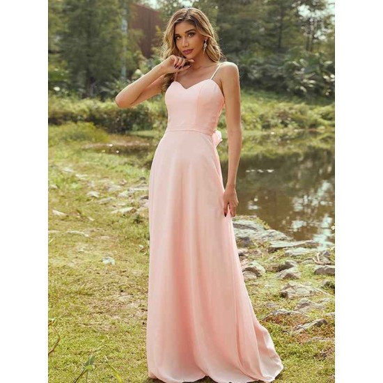 Amazing Chiffon Sash/Ribbon/Belt Sweetheart Sleeveless Bridesmaid Dresses