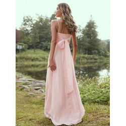 Amazing Chiffon Sash/Ribbon/Belt Sweetheart Sleeveless Bridesmaid Dresses