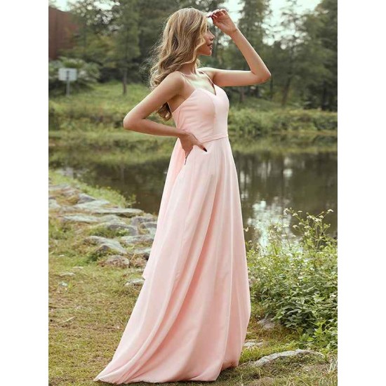 Amazing Chiffon Sash/Ribbon/Belt Sweetheart Sleeveless Bridesmaid Dresses