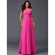 Chic Ruffles Sleeveless Long Chiffon Bridesmaid Dresses