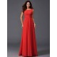 Chic Ruffles Sleeveless Long Chiffon Bridesmaid Dresses