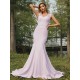 Mermaid Gorgeous Stretch Crepe Ruched V-neck Sleeveless Bridesmaid Dresses