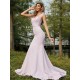 Mermaid Gorgeous Stretch Crepe Ruched V-neck Sleeveless Bridesmaid Dresses