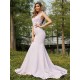 Mermaid Gorgeous Stretch Crepe Ruched V-neck Sleeveless Bridesmaid Dresses