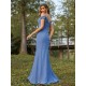 Classy Ruched Chiffon V-neck Sleeveless Bridesmaid Dresses