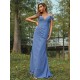 Classy Ruched Chiffon V-neck Sleeveless Bridesmaid Dresses
