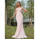 Beautiful Ruched Strapless Sleeveless Bridesmaid Dresses
