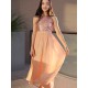 Amazing Chiffon Sequin Scoop Sleeveless Ankle-Length Junior/Girls Bridesmaid Dresses