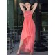 Amazing Chiffon Ruffles Spaghetti Straps Sleeveless Asymmetrical Junior/Girls Bridesmaid Dresses