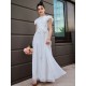 Amazing Chiffon Ruffles Scoop Short Sleeves Junior/Girls Bridesmaid Dresses