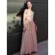 Amazing Chiffon Lace Halter Sleeveless Junior/Girls Bridesmaid Dresses