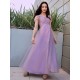 Gorgeous Tulle Ruched V-neck Short Sleeves Junior/Girls Bridesmaid Dresses