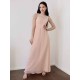 Amazing Chiffon Lace High Neck Sleeveless Junior/Girls Bridesmaid Dresses