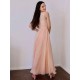 Amazing Chiffon Lace High Neck Sleeveless Junior/Girls Bridesmaid Dresses