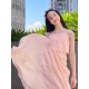 Amazing Chiffon Ruffles Spaghetti Straps Sleeveless Junior/Girls Bridesmaid Dresses