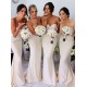 Mermaid Gorgeous Sweetheart Sleeveless Beading Satin Bridesmaid Dress