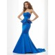 Mermaid Gorgeous Sweetheart Sleeveless Long Satin Bridesmaid Dresses