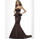 Mermaid Gorgeous Sweetheart Sleeveless Long Satin Bridesmaid Dresses