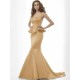 Mermaid Gorgeous Sweetheart Sleeveless Long Satin Bridesmaid Dresses