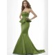 Mermaid Gorgeous Sweetheart Sleeveless Long Satin Bridesmaid Dresses