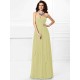 Gorgeous Sweetheart Pleats Ruffles Sleeveless Long Chiffon Bridesmaid Dresses