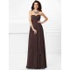 Gorgeous Sweetheart Pleats Ruffles Sleeveless Long Chiffon Bridesmaid Dresses