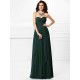 Gorgeous Sweetheart Pleats Ruffles Sleeveless Long Chiffon Bridesmaid Dresses