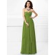 Gorgeous Sweetheart Pleats Ruffles Sleeveless Long Chiffon Bridesmaid Dresses
