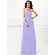 Gorgeous Sweetheart Pleats Ruffles Sleeveless Long Chiffon Bridesmaid Dresses