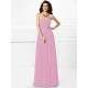 Gorgeous Sweetheart Pleats Ruffles Sleeveless Long Chiffon Bridesmaid Dresses