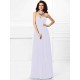 Gorgeous Sweetheart Pleats Ruffles Sleeveless Long Chiffon Bridesmaid Dresses