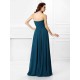 Gorgeous Sweetheart Pleats Ruffles Sleeveless Long Chiffon Bridesmaid Dresses