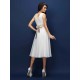 V-Neck Elegant Pleats Sleeveless Short Chiffon Bridesmaid Dresses