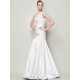 Classy Sleeveless One Shoulders Pleats Long Taffeta Bridesmaid Dresses