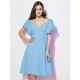 Gorgeous Sweetheart Short Sleeves Ruffles Short Chiffon Bridesmaid Dresses
