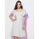 Gorgeous Sweetheart Short Sleeves Ruffles Short Chiffon Bridesmaid Dresses