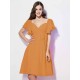 Gorgeous Sweetheart Short Sleeves Ruffles Short Chiffon Bridesmaid Dresses