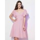 Gorgeous Sweetheart Short Sleeves Ruffles Short Chiffon Bridesmaid Dresses